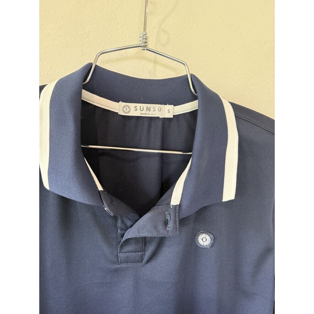 Sun50 Sun 50 Womens Navy Blue Long Sleeve UPF 50 Golf Shirt Outdoor Collared Top - Picture 2 of 5